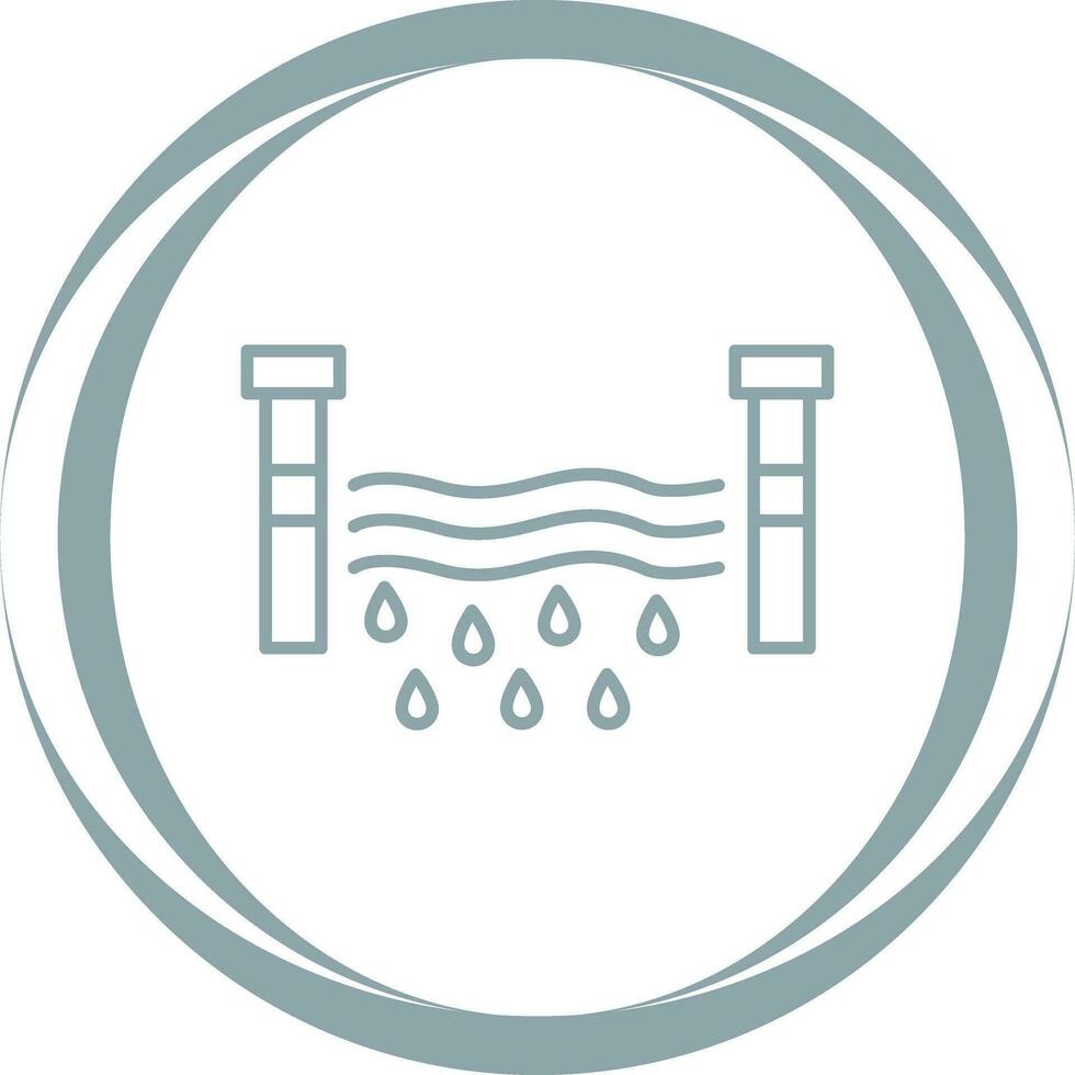 Water Dam Vector Icon