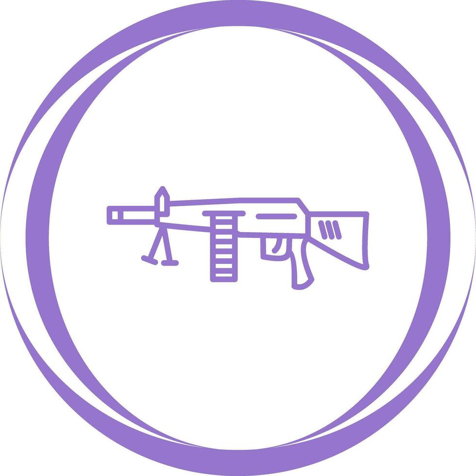 Machine Gun Vector Icon