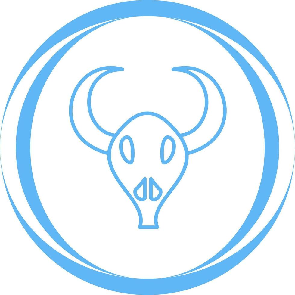 Bull Horns Vector Icon
