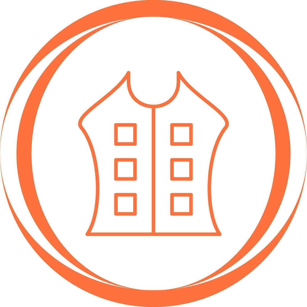 Bullet Proof Vest Vector Icon