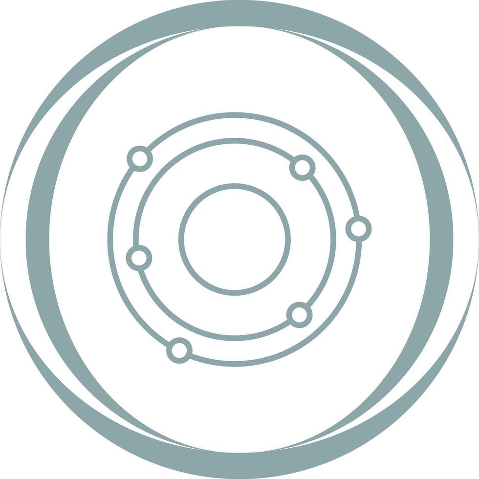 Atomic Structure Vector Icon