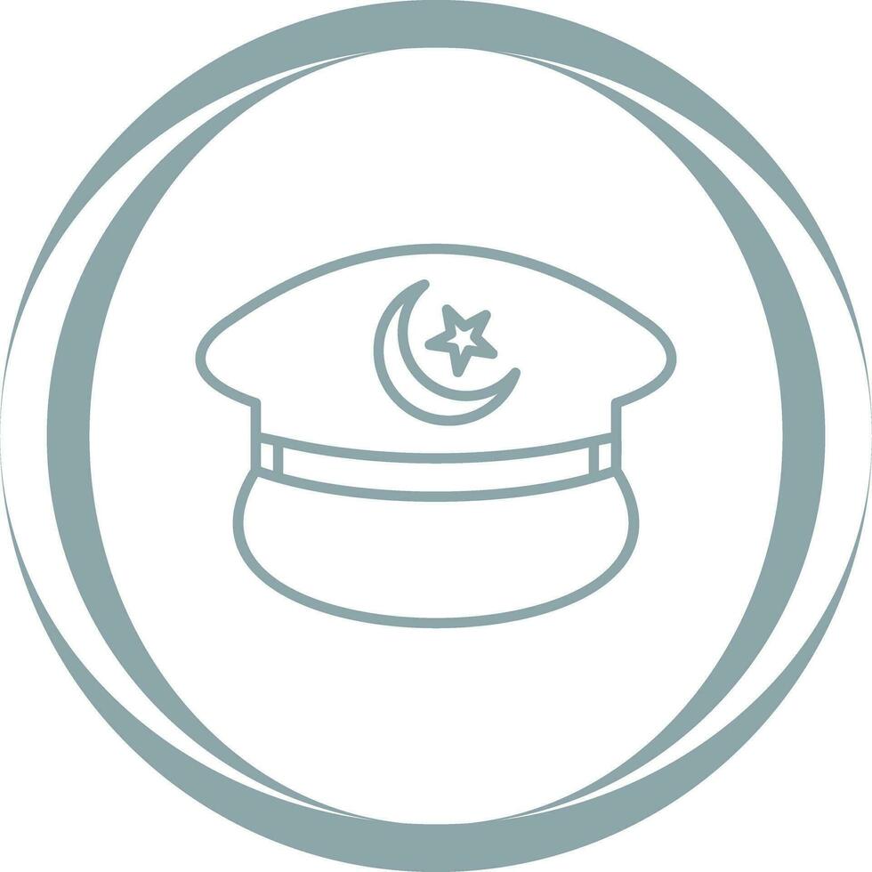 Military Hat Vector Icon