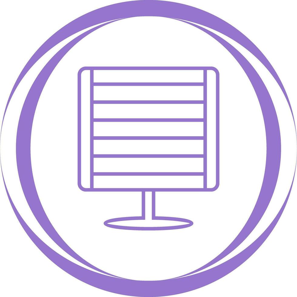 Infrared Heater Vector Icon