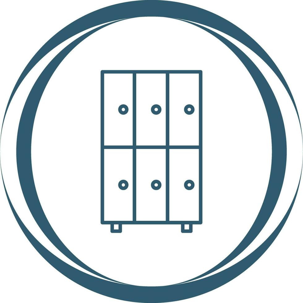 Lockers Vector Icon