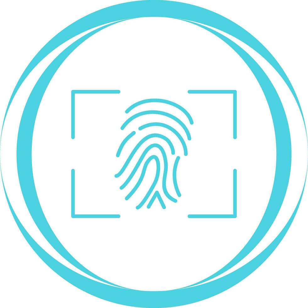 Fingerprint Vector Icon