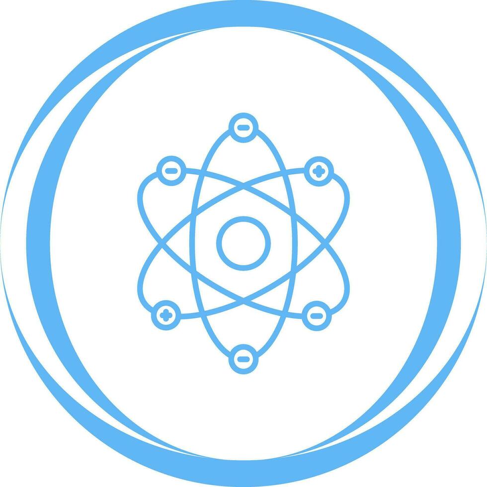 Atom Structure Vector Icon