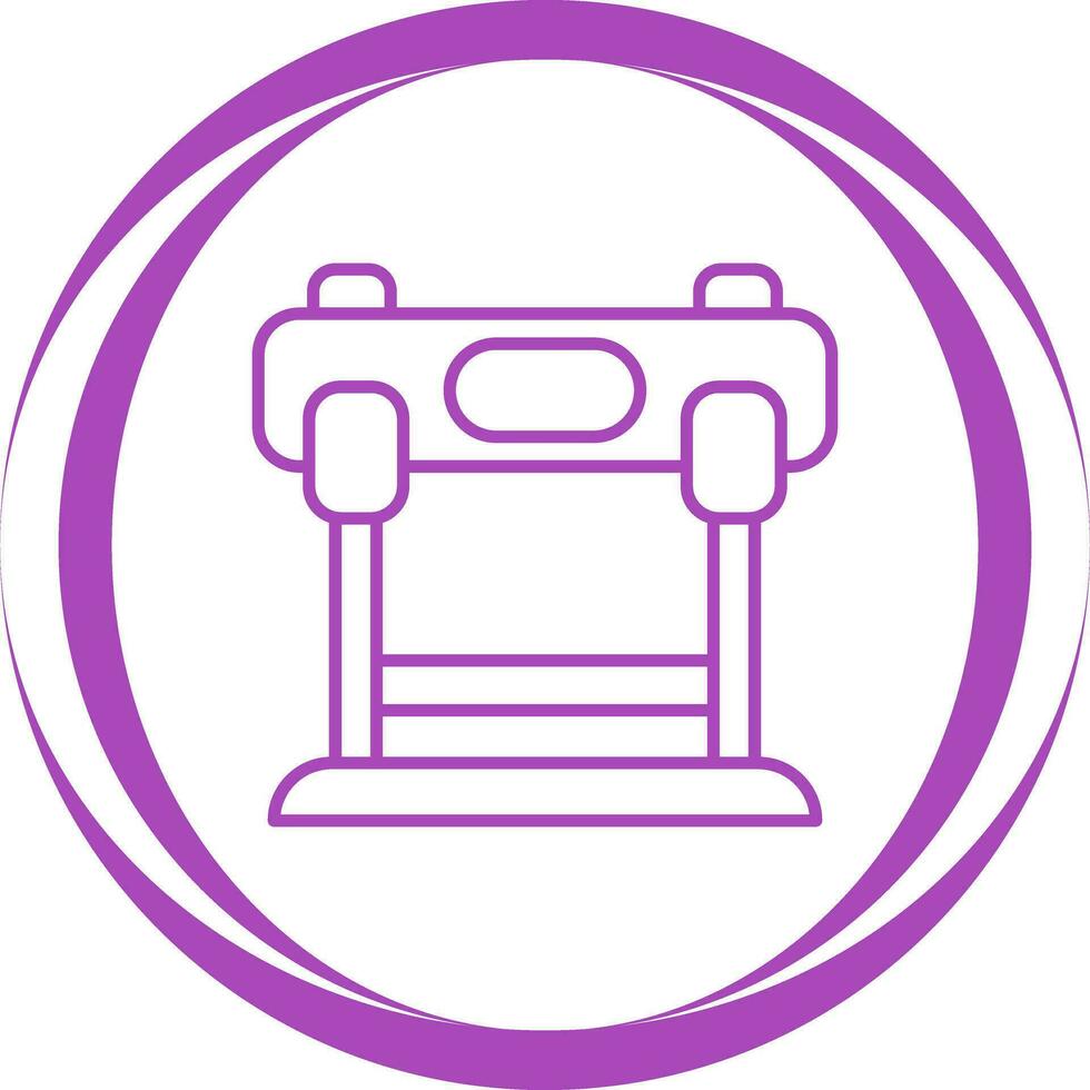 Hurdles Race Vector Icon