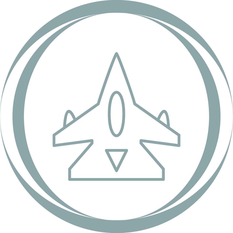 Fighter Jet Vector Icon