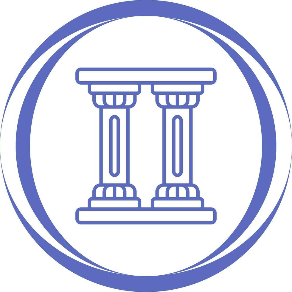 icono de vector de columna