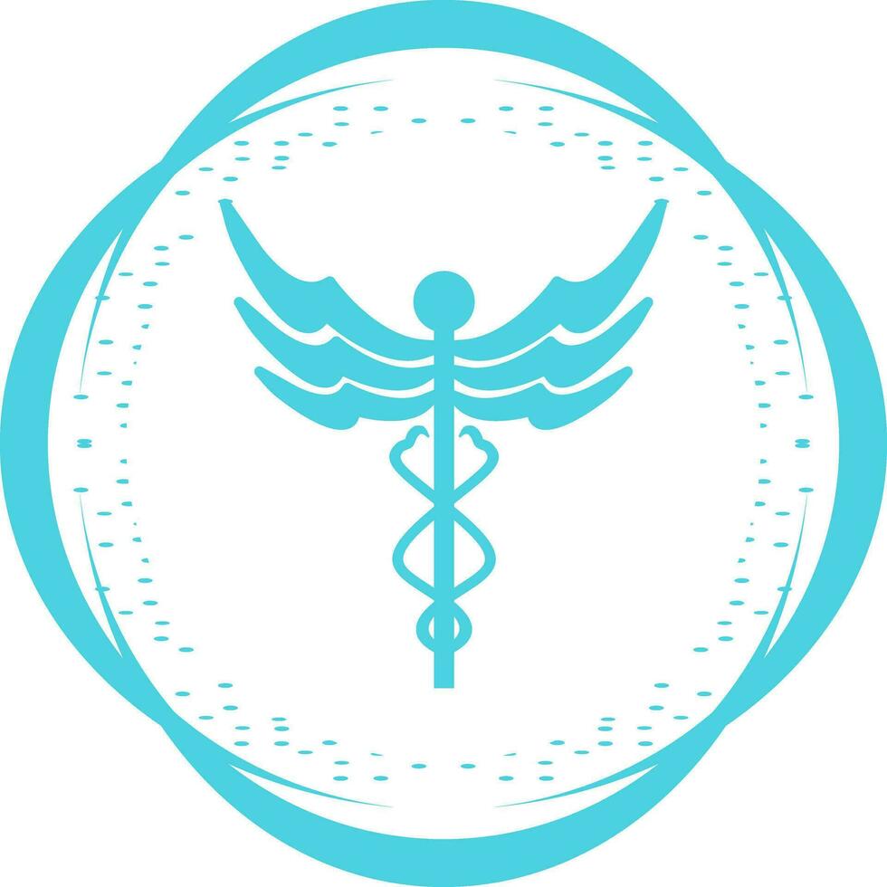 Caduceus Vector Icon