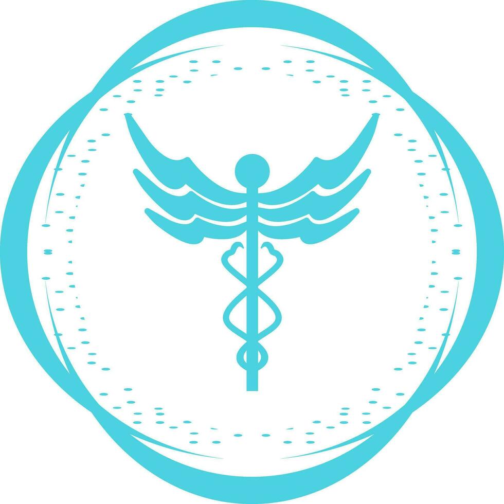 Caduceus Vector Icon