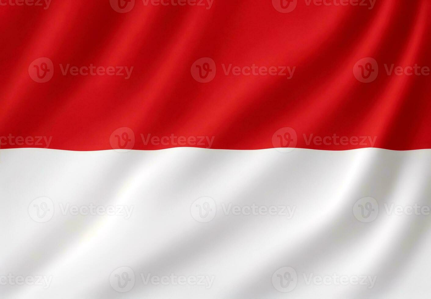 Indonesia Flag background. Full frame. AI Generative photo