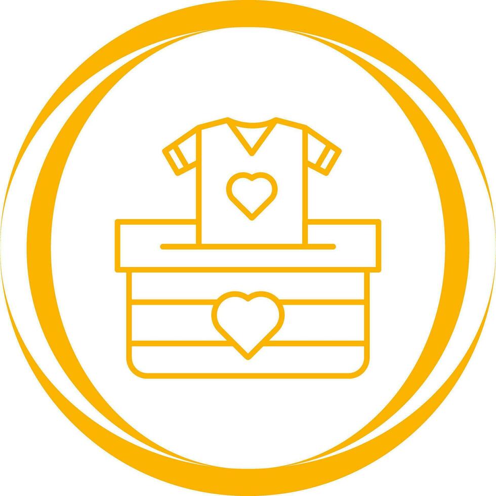 Cloth Donate Vector Icon
