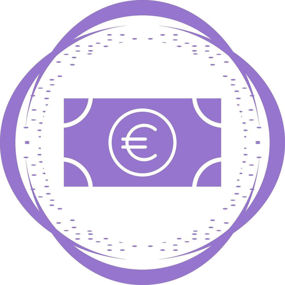 icono de vector de euro