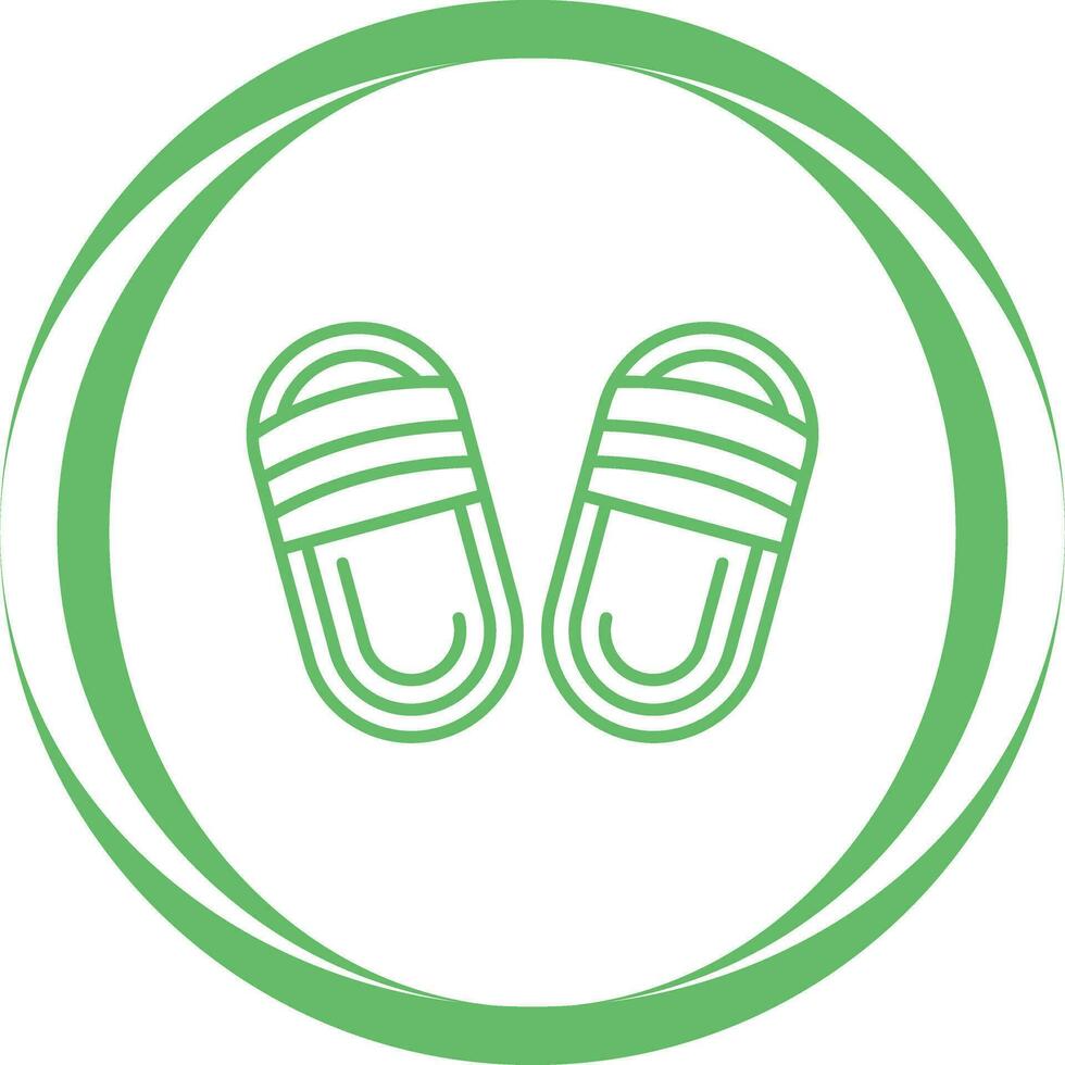 Slippers Vector Icon