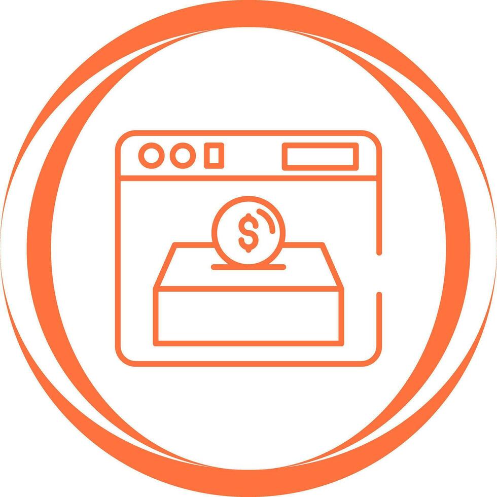 donar icono de vector