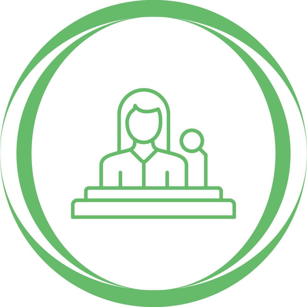 Lectern Vector Icon