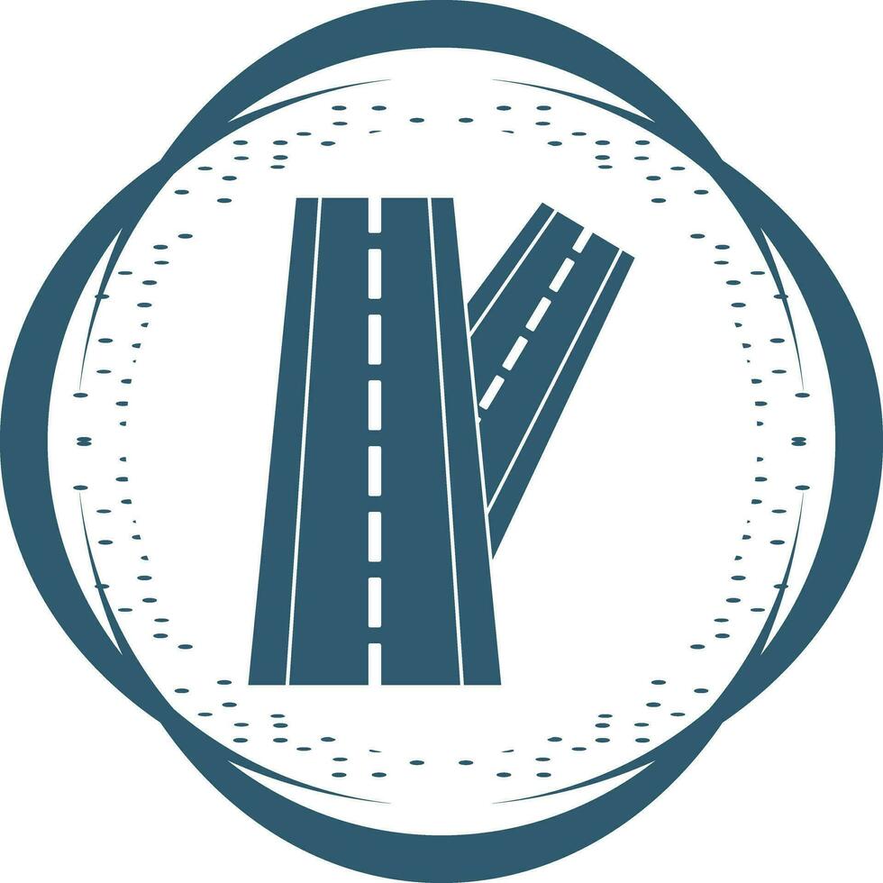 Linked Road Vector Icon