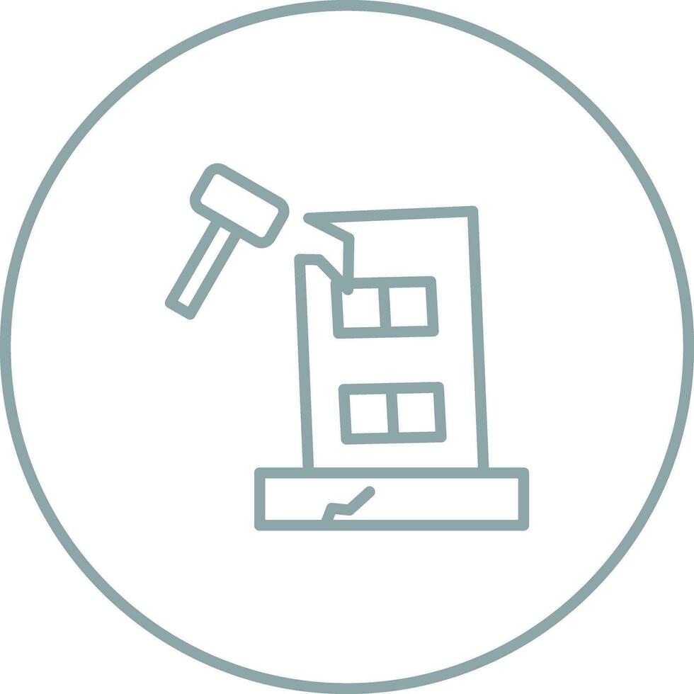 Industry Disruption Vector Icon