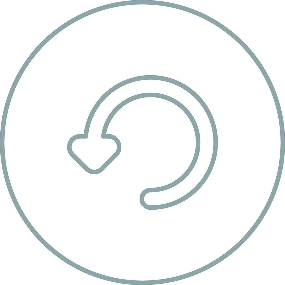 Rotate Left Vector Icon