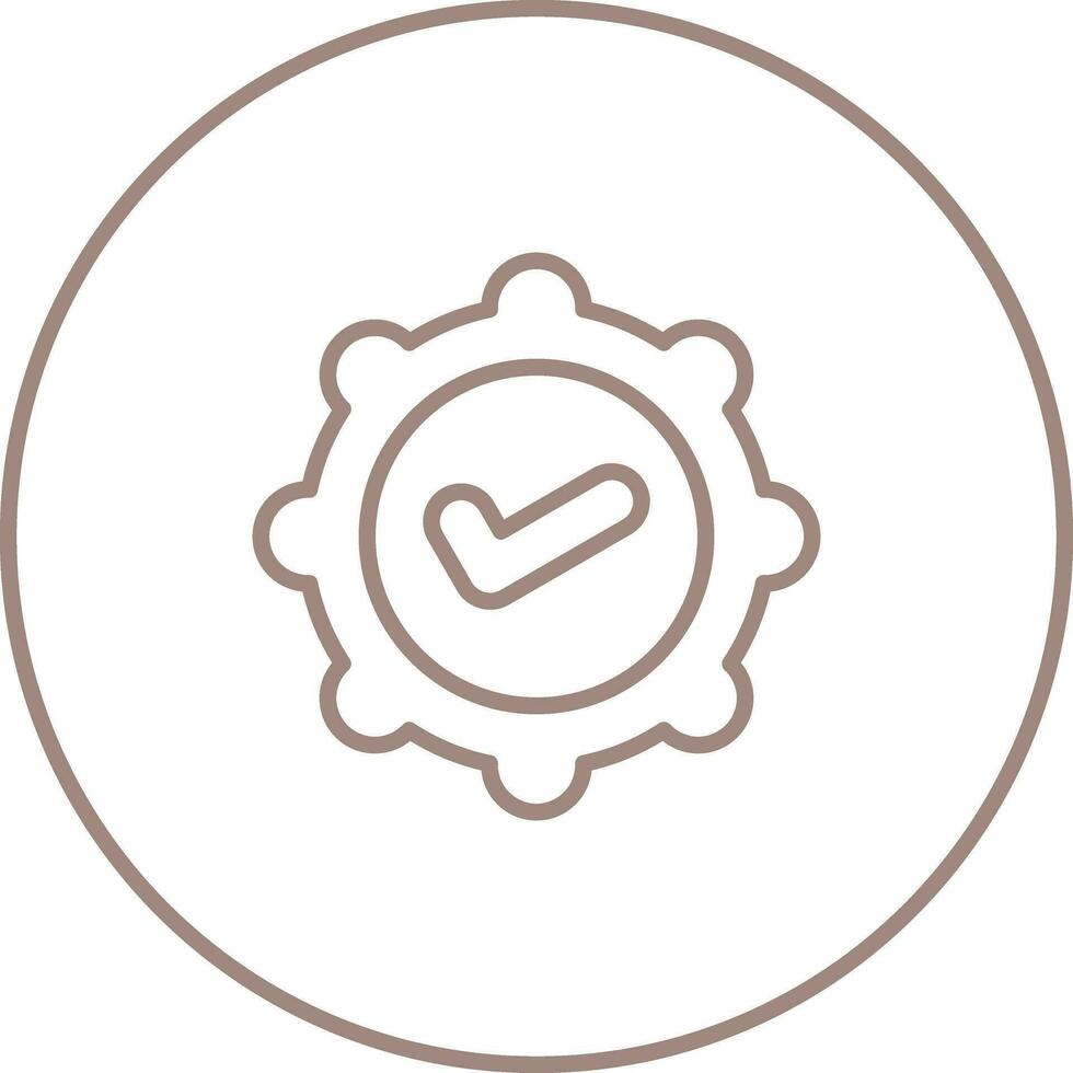 Badge Check Vector Icon