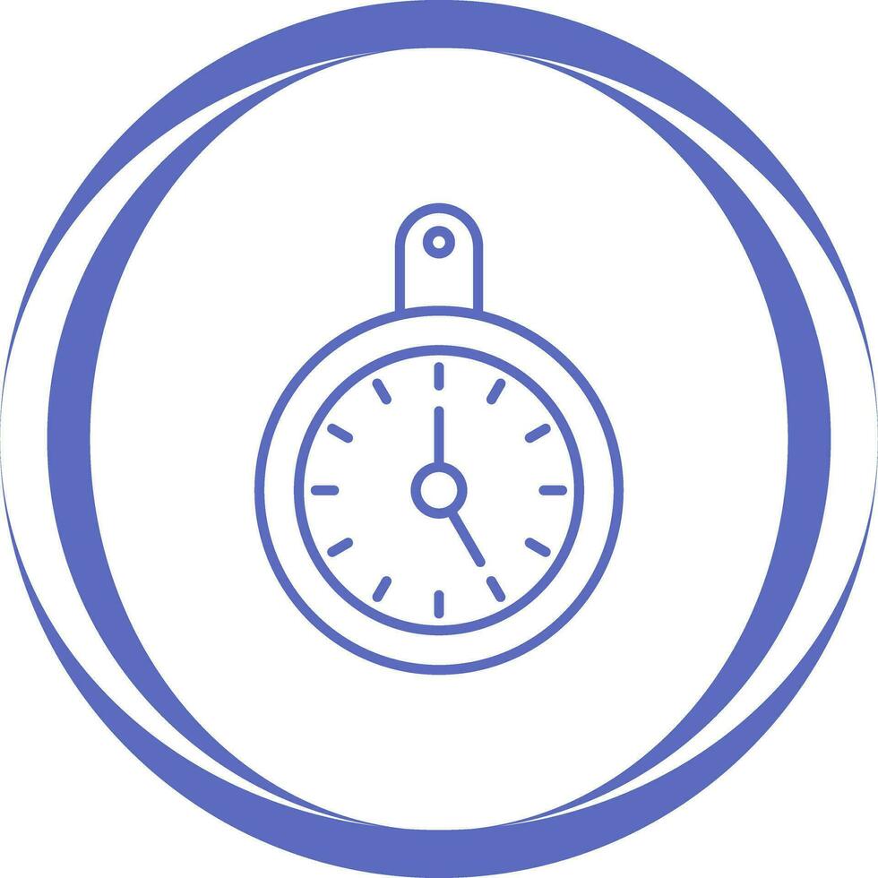 Wall Clock Vector Icon