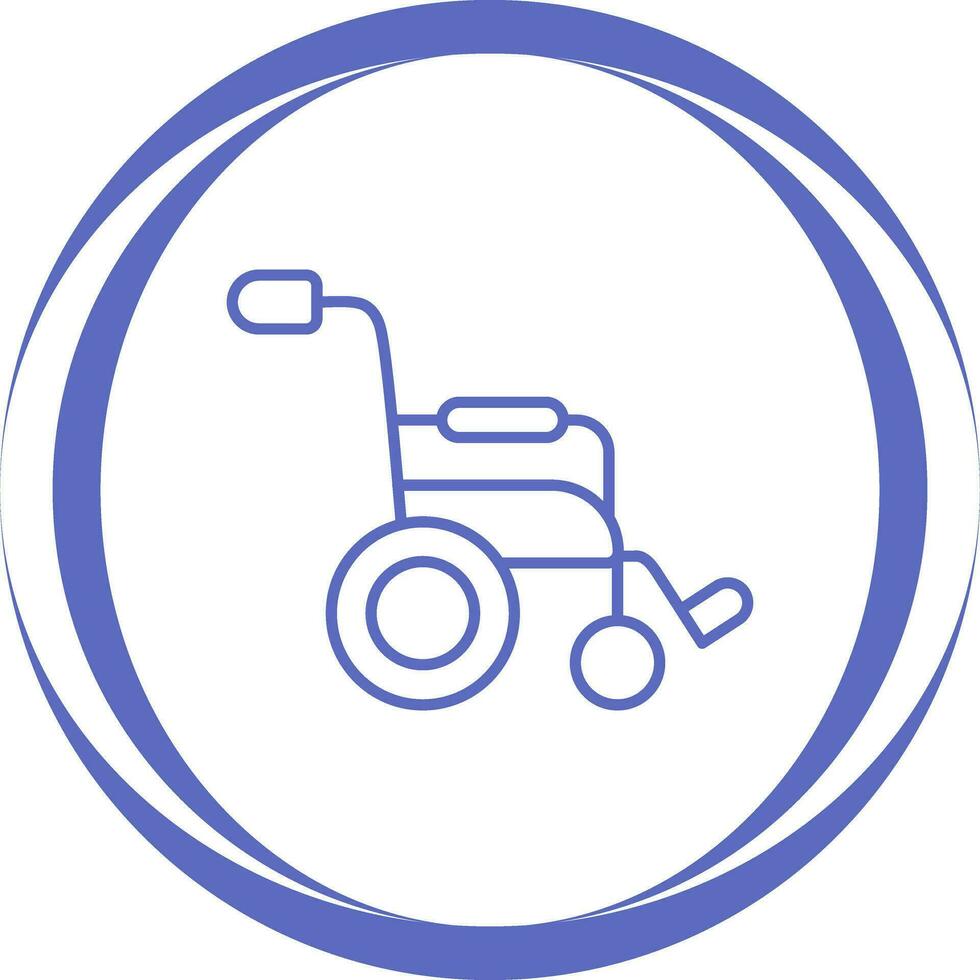 Wheel Chair Vector Icon