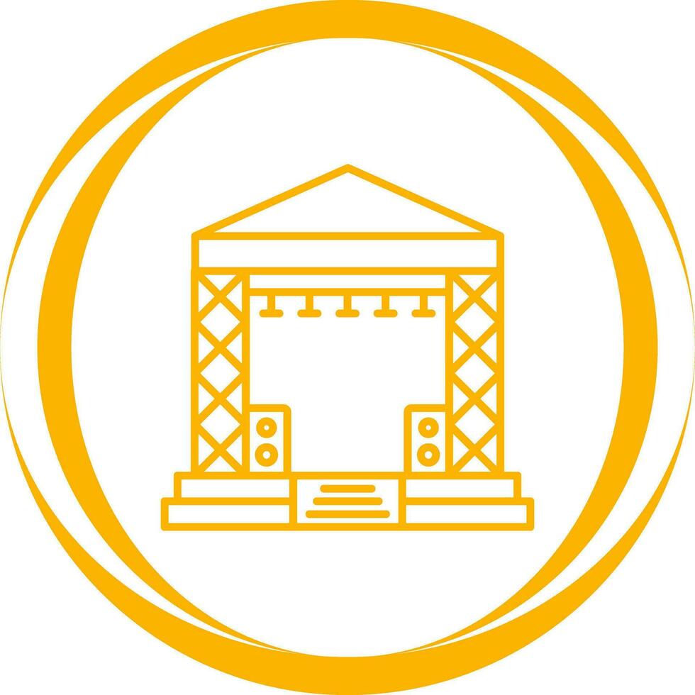 Stage Vector Icon