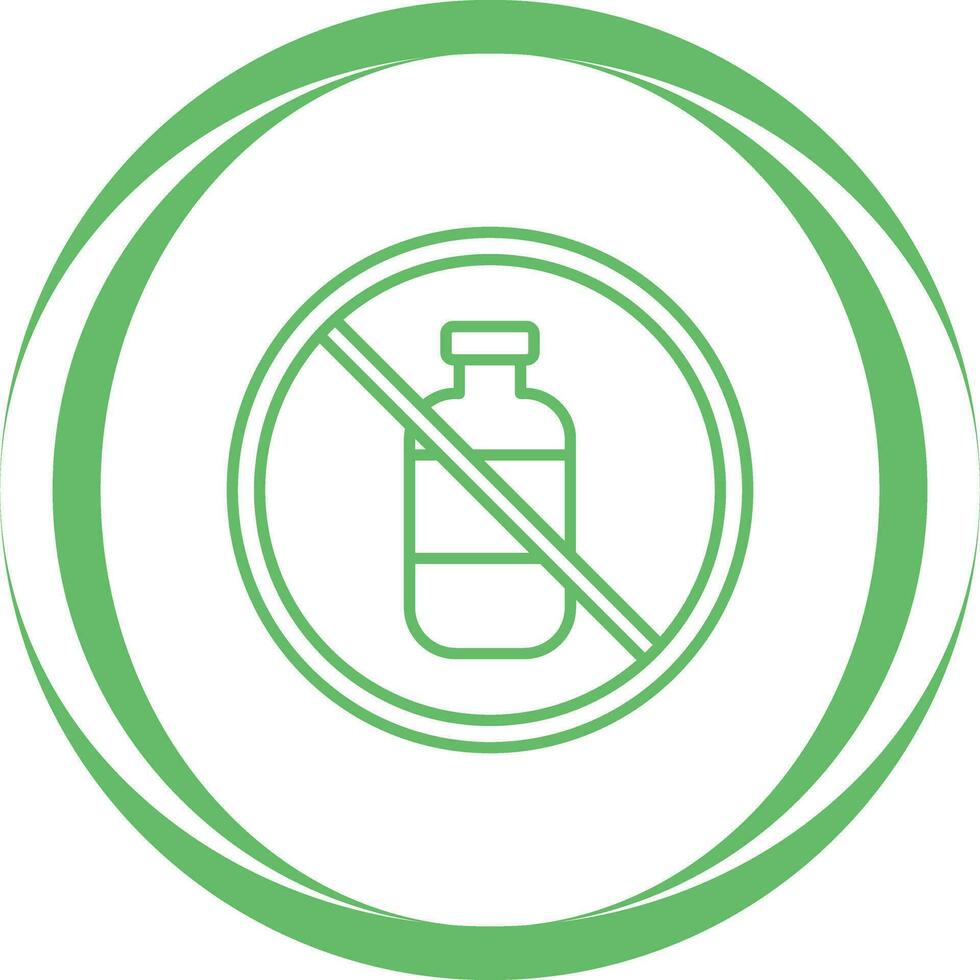 No Liquids Vector Icon