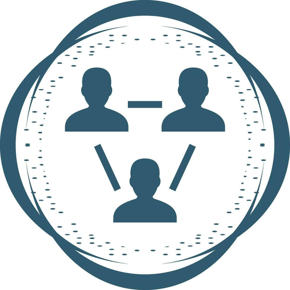Connected Users Vector Icon