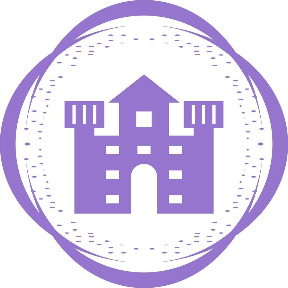 icono de vector de castillo