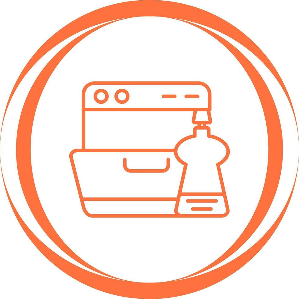 Washing Dishes Vector Icon