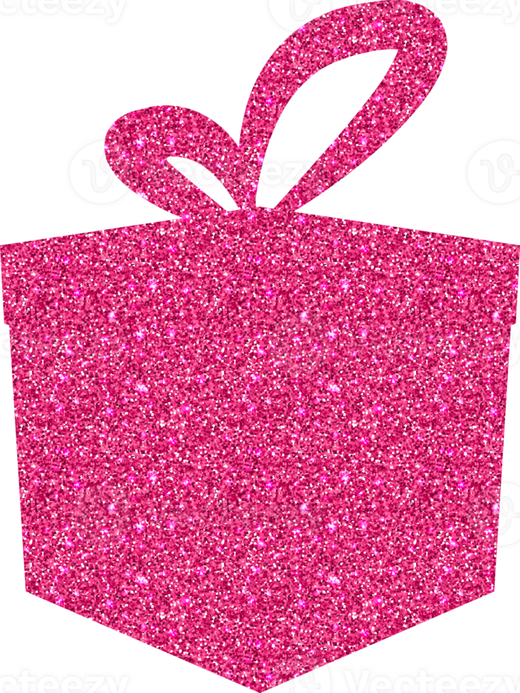 regalo scatola rosa decorazione vacanza design. png