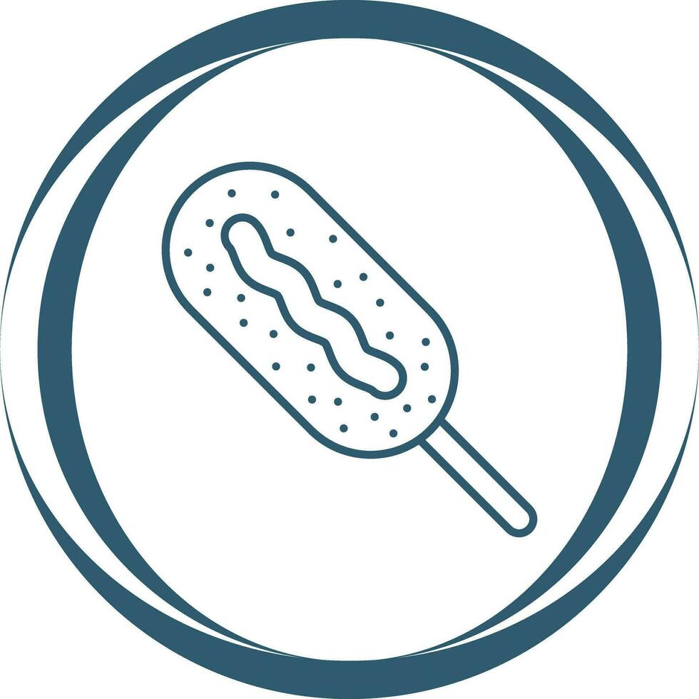 Corndog Vector Icon