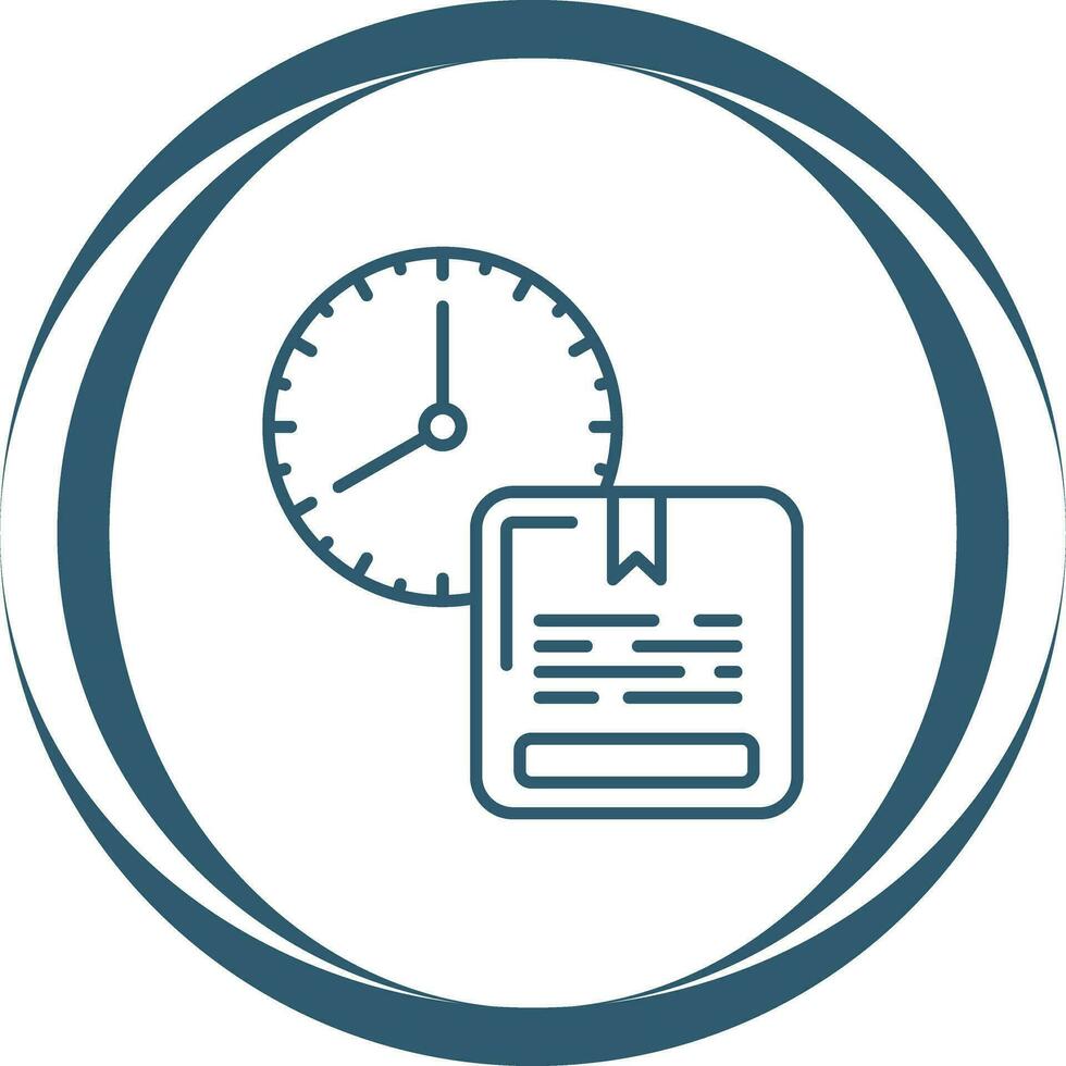 On Time Delivery Vector Icon