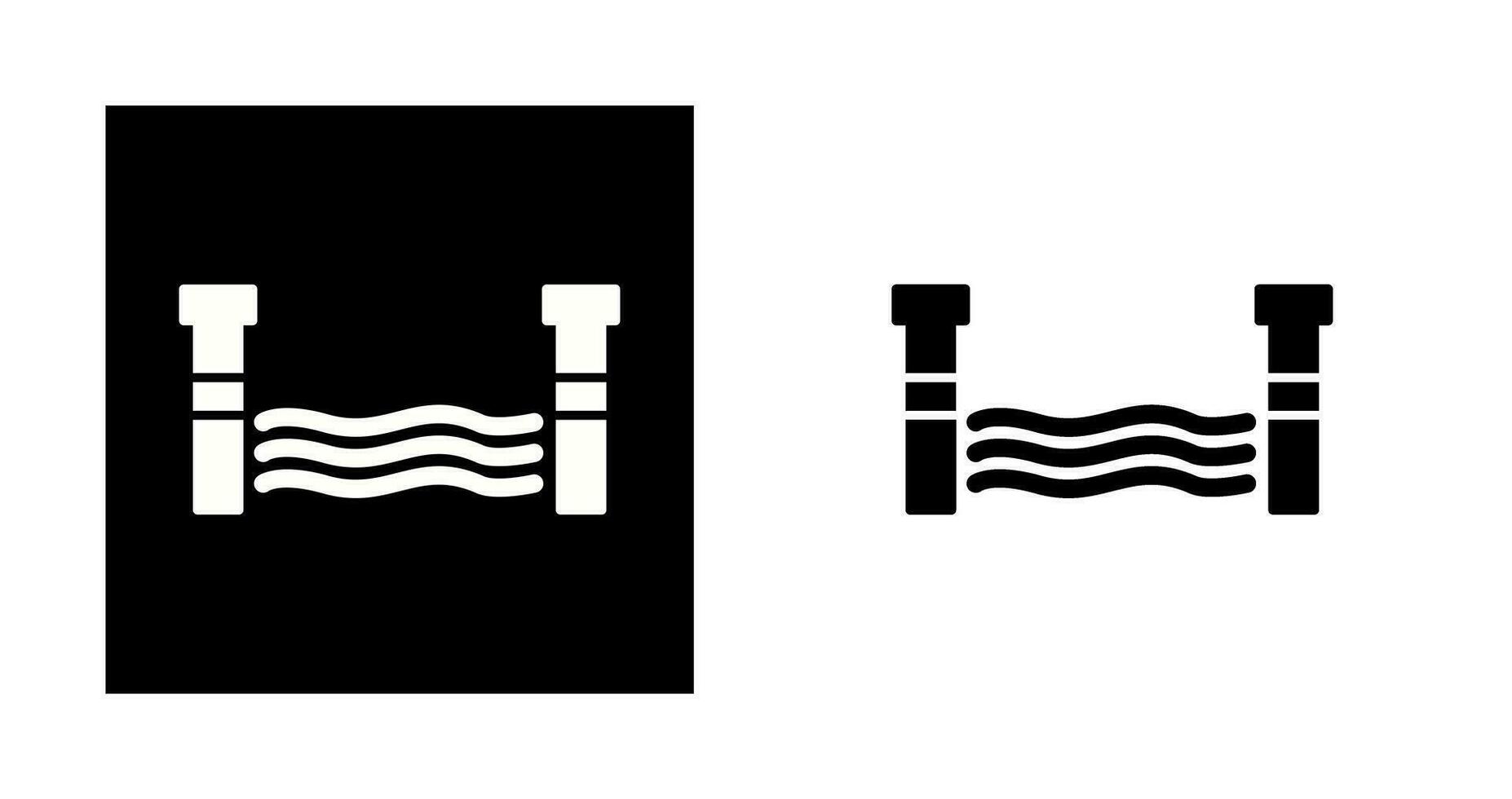 Water Dam Vector Icon