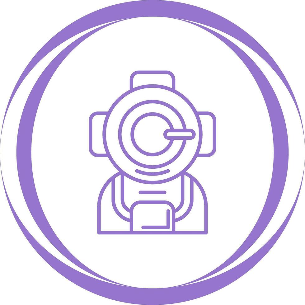 Diving Helmet Vector Icon