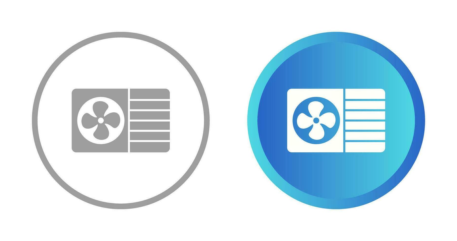 AC Window Unit Vector Icon