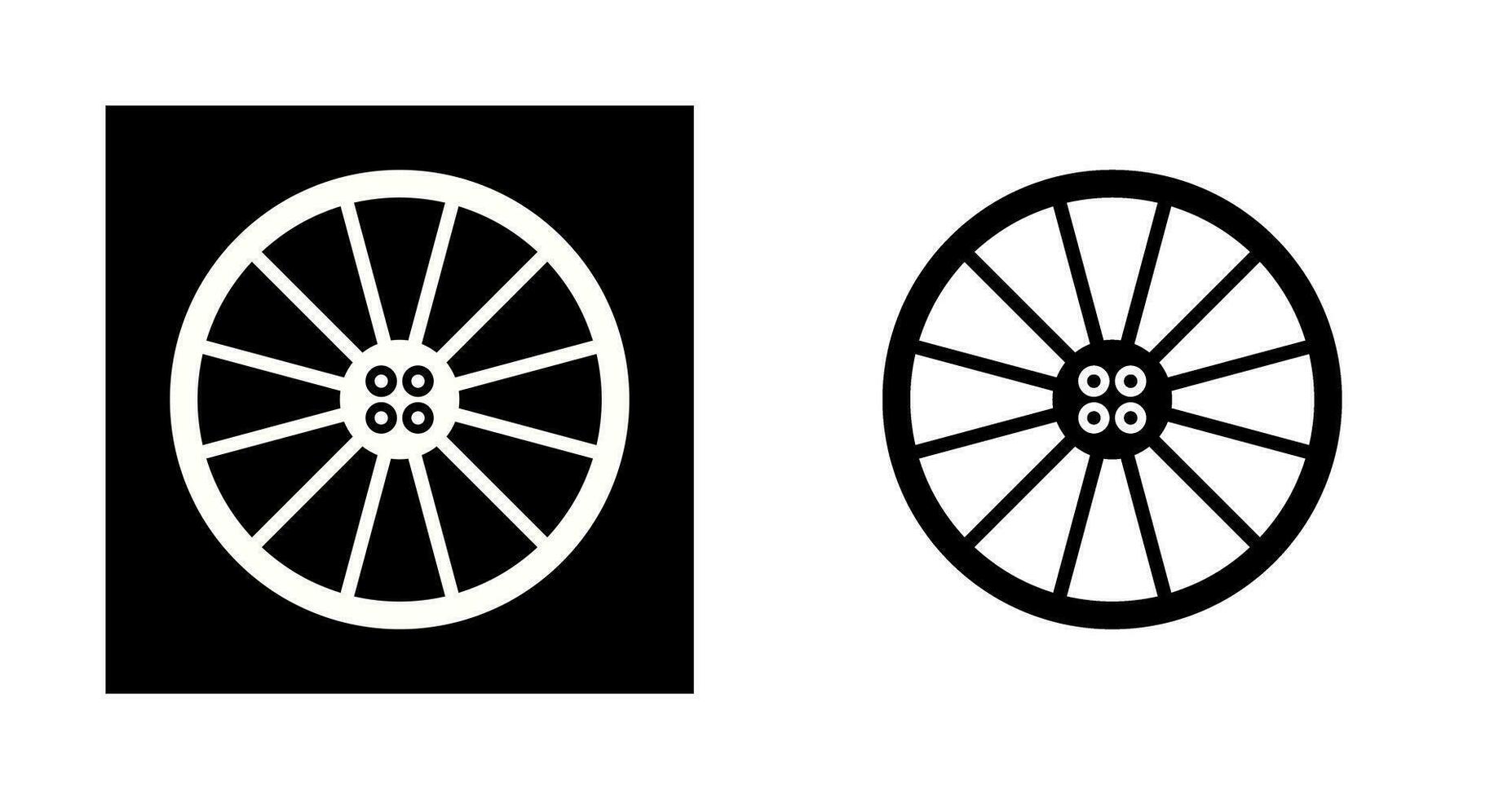 Wheel Vector Icon