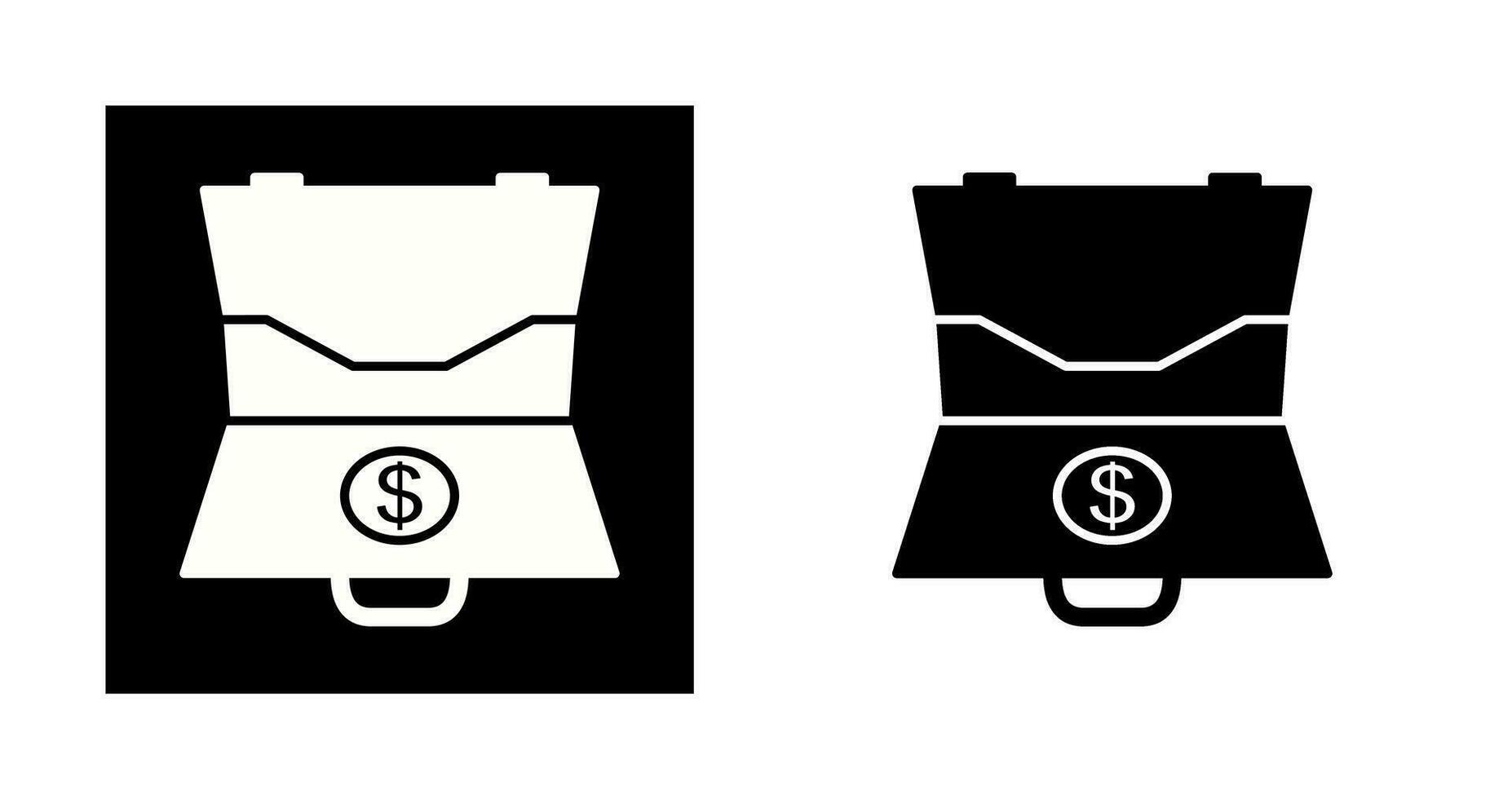 Dollar Briefcase Vector Icon