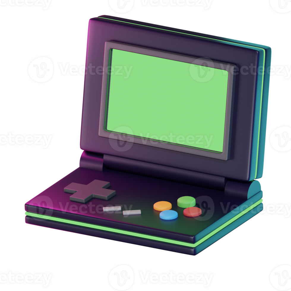 Game Boy Advance Gaming 3D Illustration png