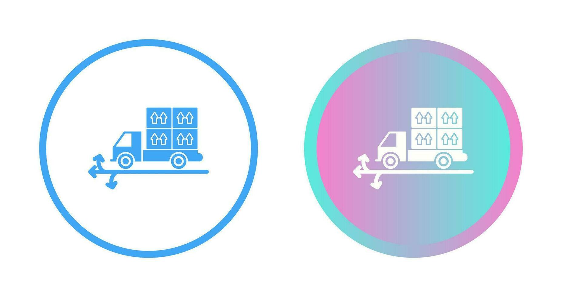 Multiple Delivery Points Vector Icon