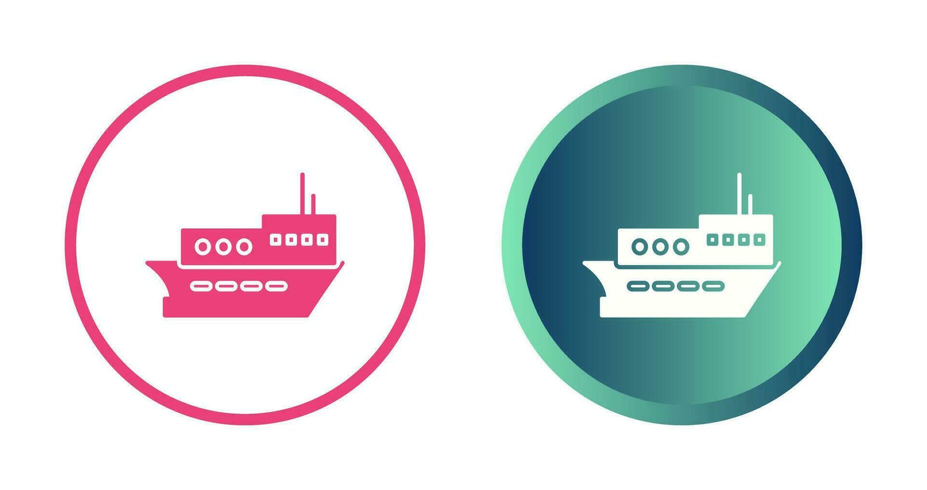 Delivery Ship Vector Icon