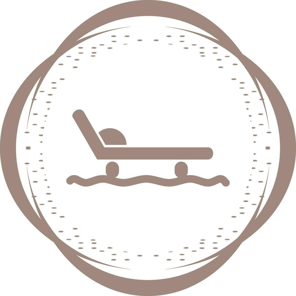 Sled with seat Vector Icon