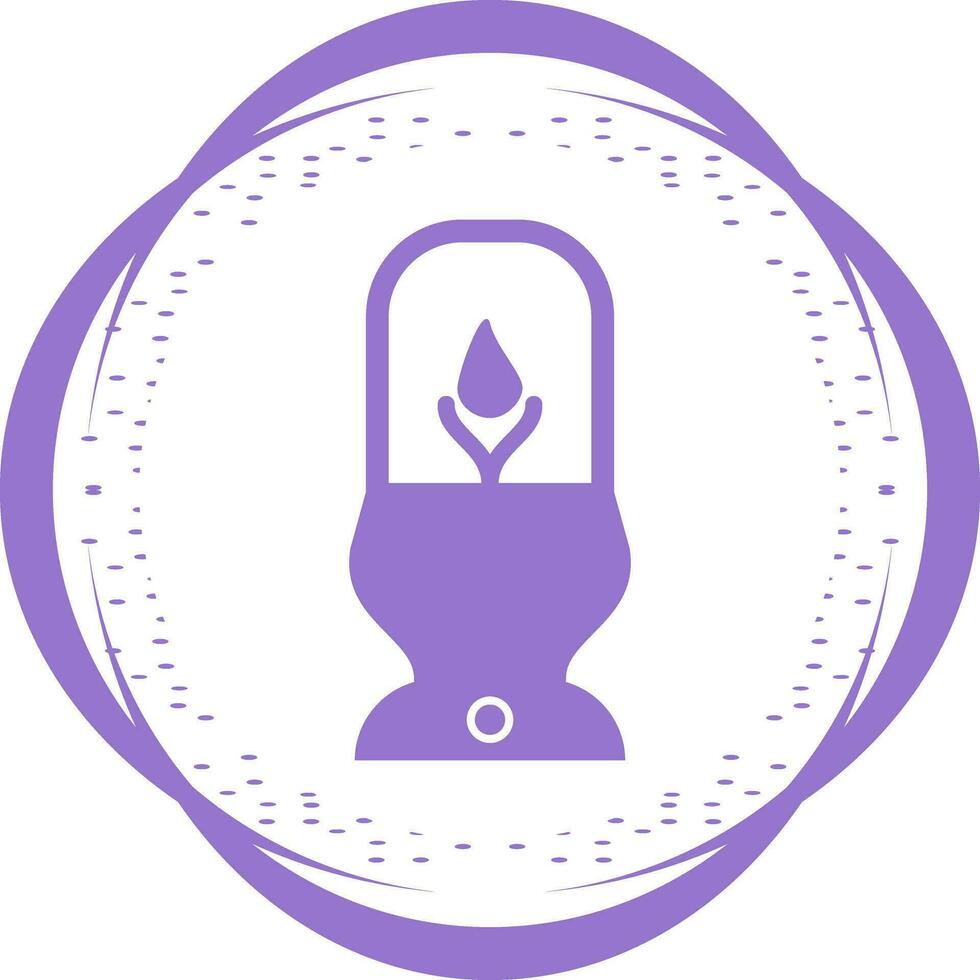 Lit Lamp Vector Icon