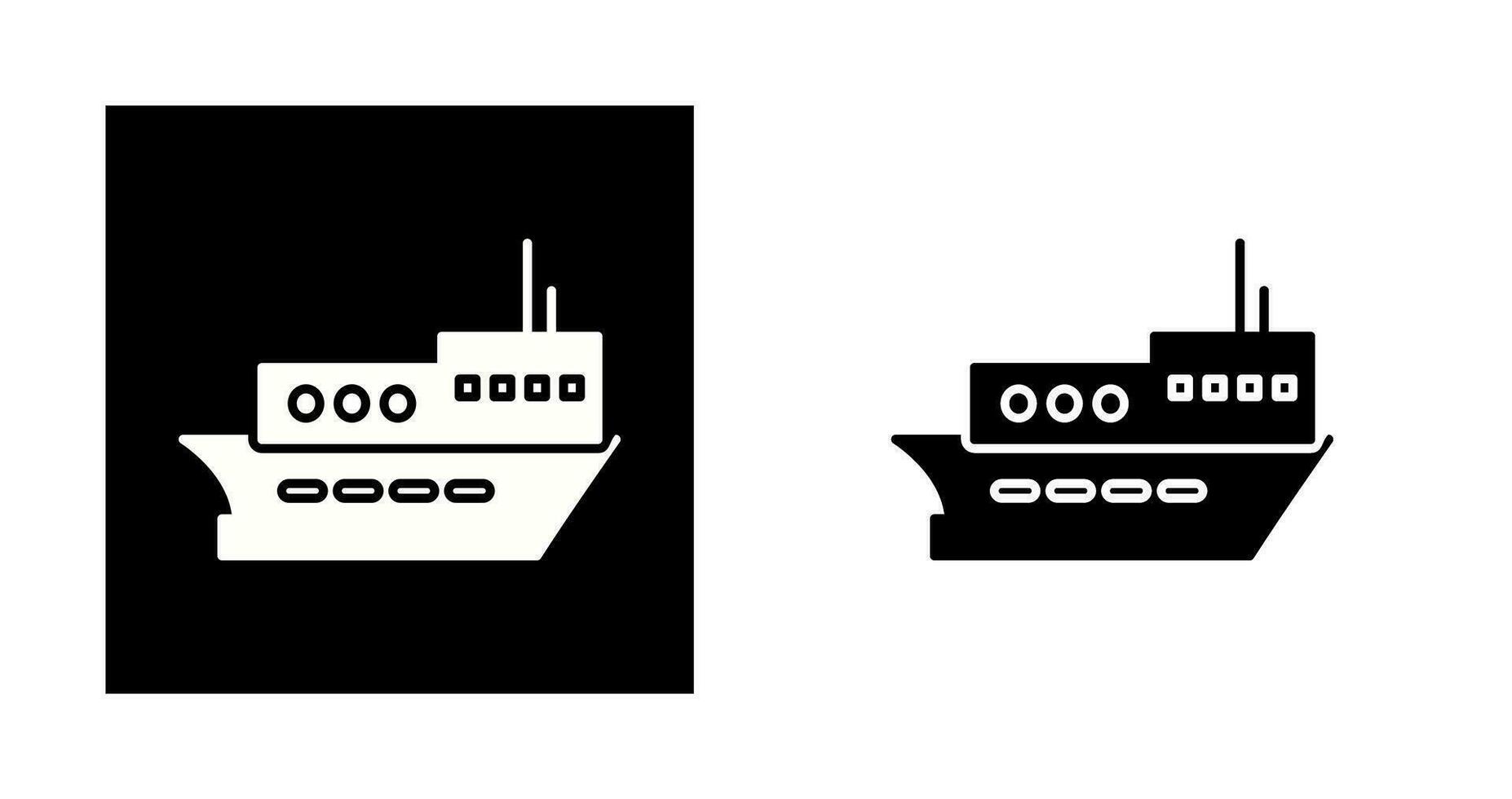 Delivery Ship Vector Icon