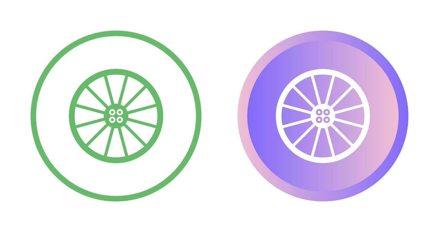 Wheel Vector Icon