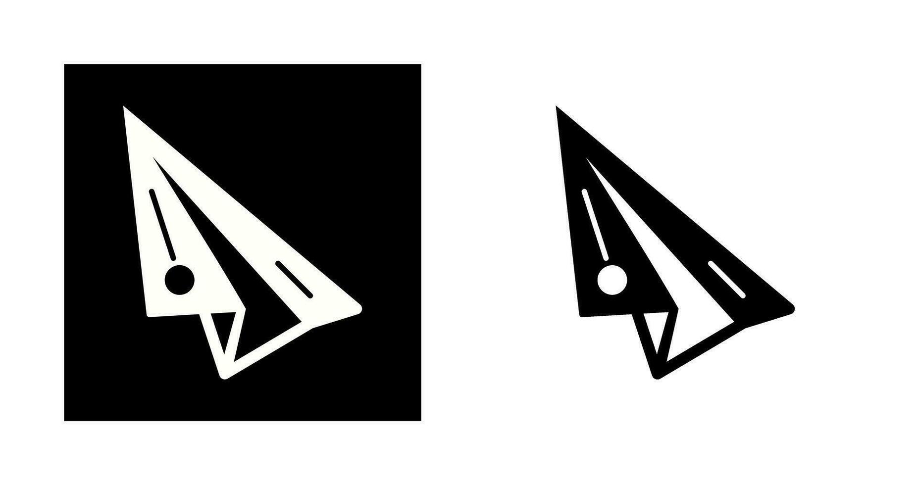 Paper Plane Vector Icon