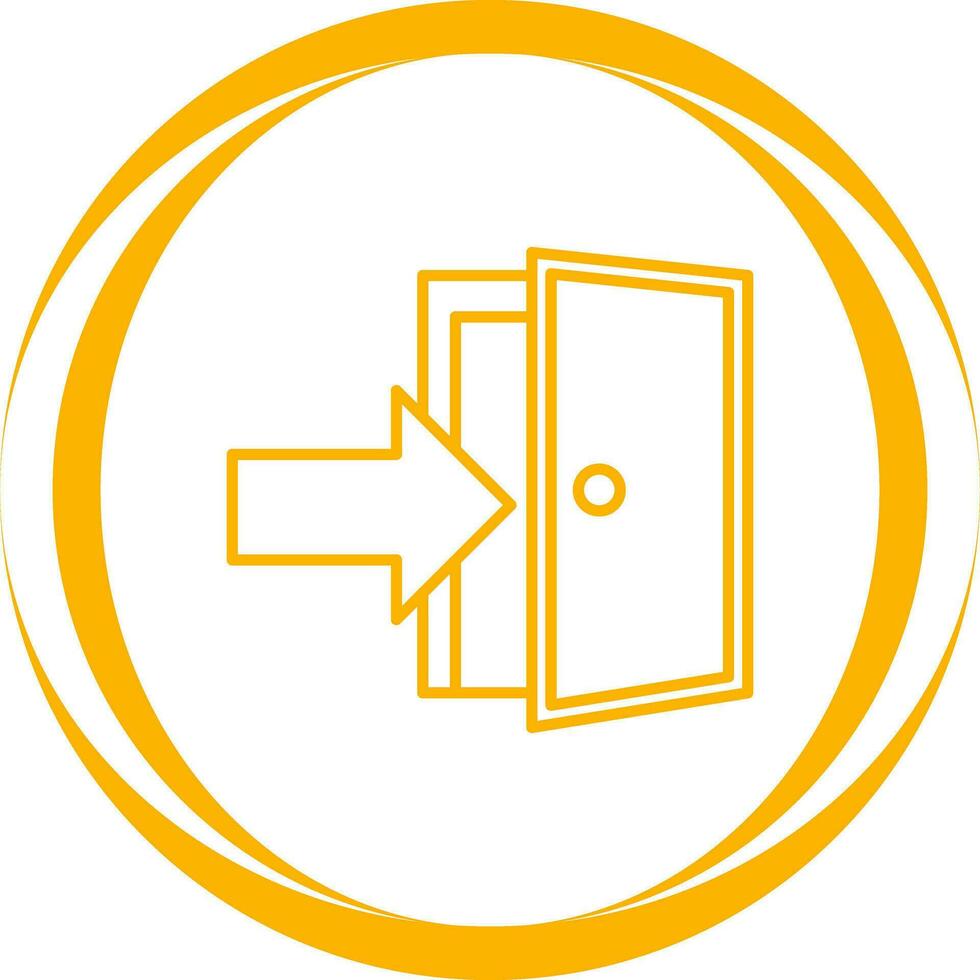 Exit Door Vector Icon