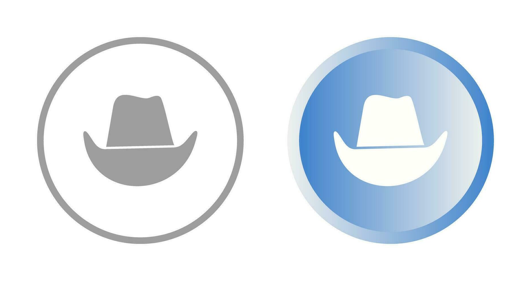 icono de vector de sombrero de vaquero